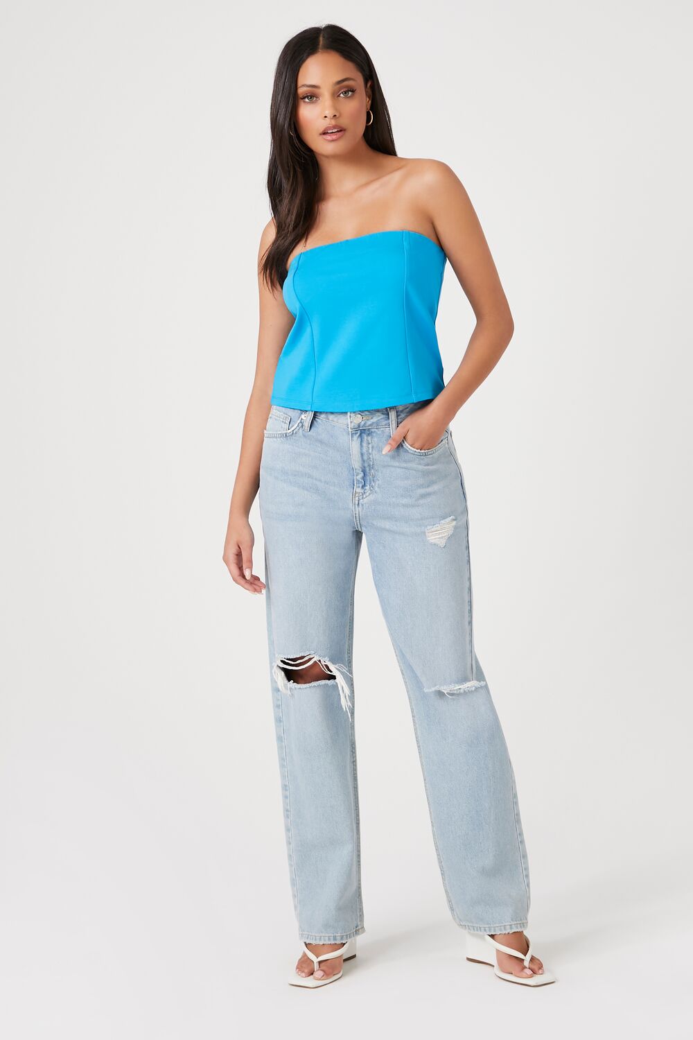 Ponte Knit Tube Top