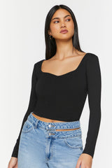 Sweetheart Long-Sleeve Top