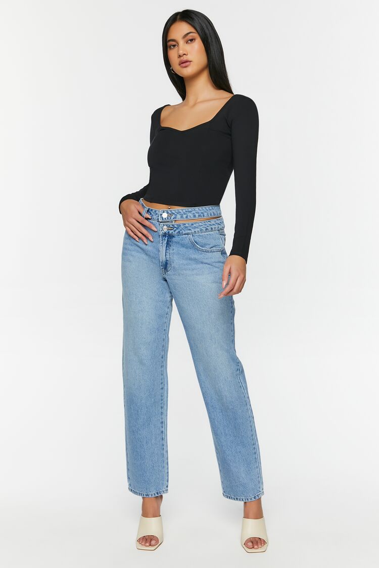 Sweetheart Long-Sleeve Top