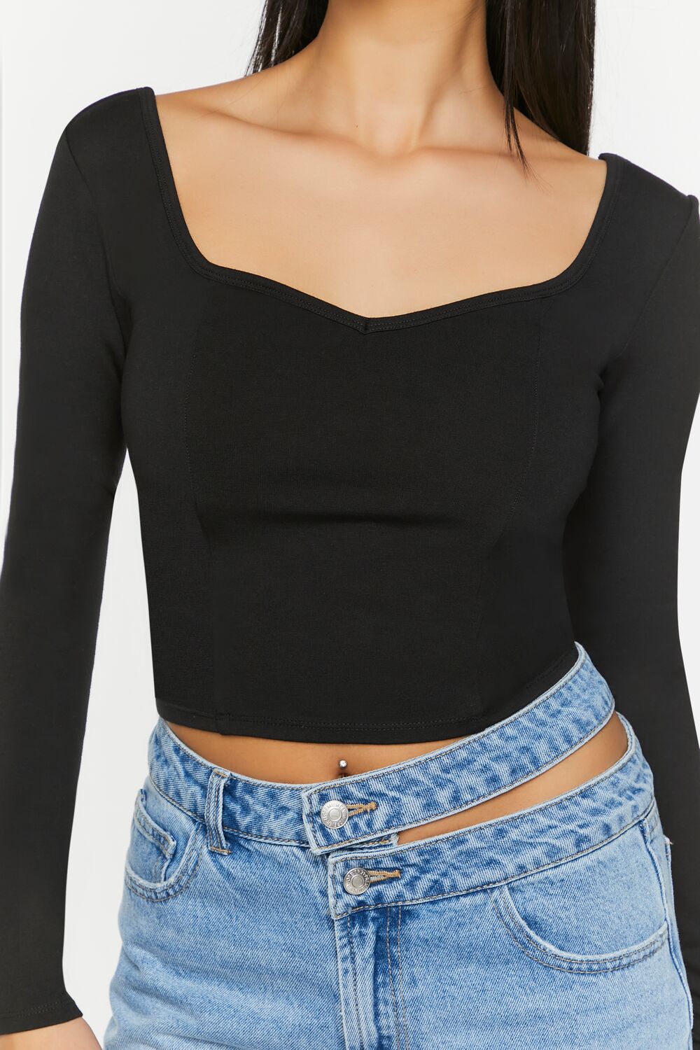 Sweetheart Long-Sleeve Top