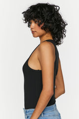 Heathered Sleeveless Bodysuit