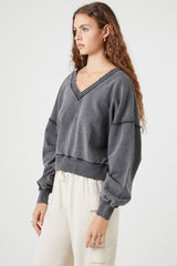 French Terry Mineral Wash Pullover
