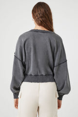 French Terry Mineral Wash Pullover