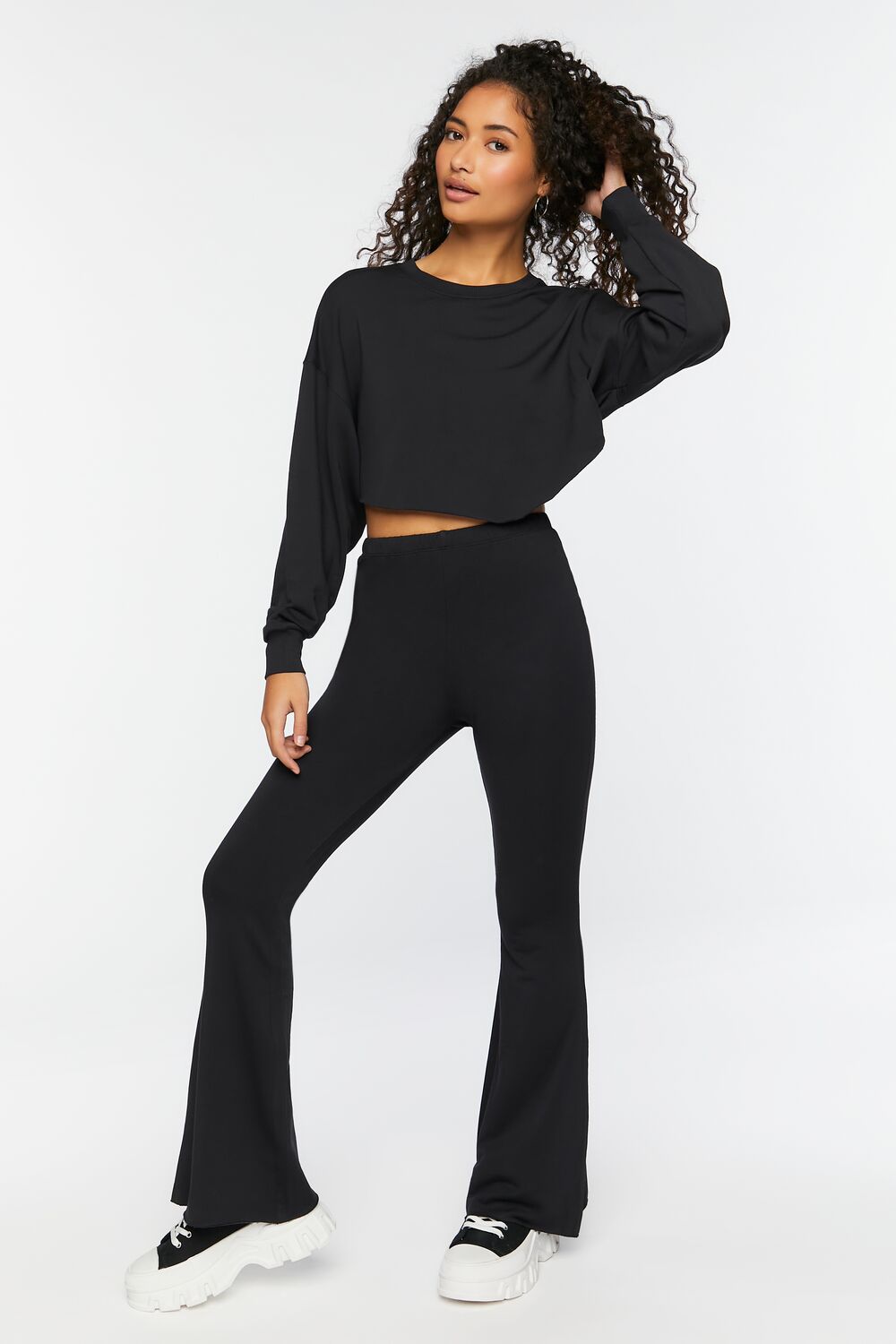 Fleece Raw-Cut Pullover