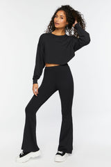 Fleece Raw-Cut Pullover