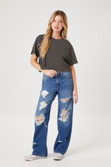 Cropped Crew Tee