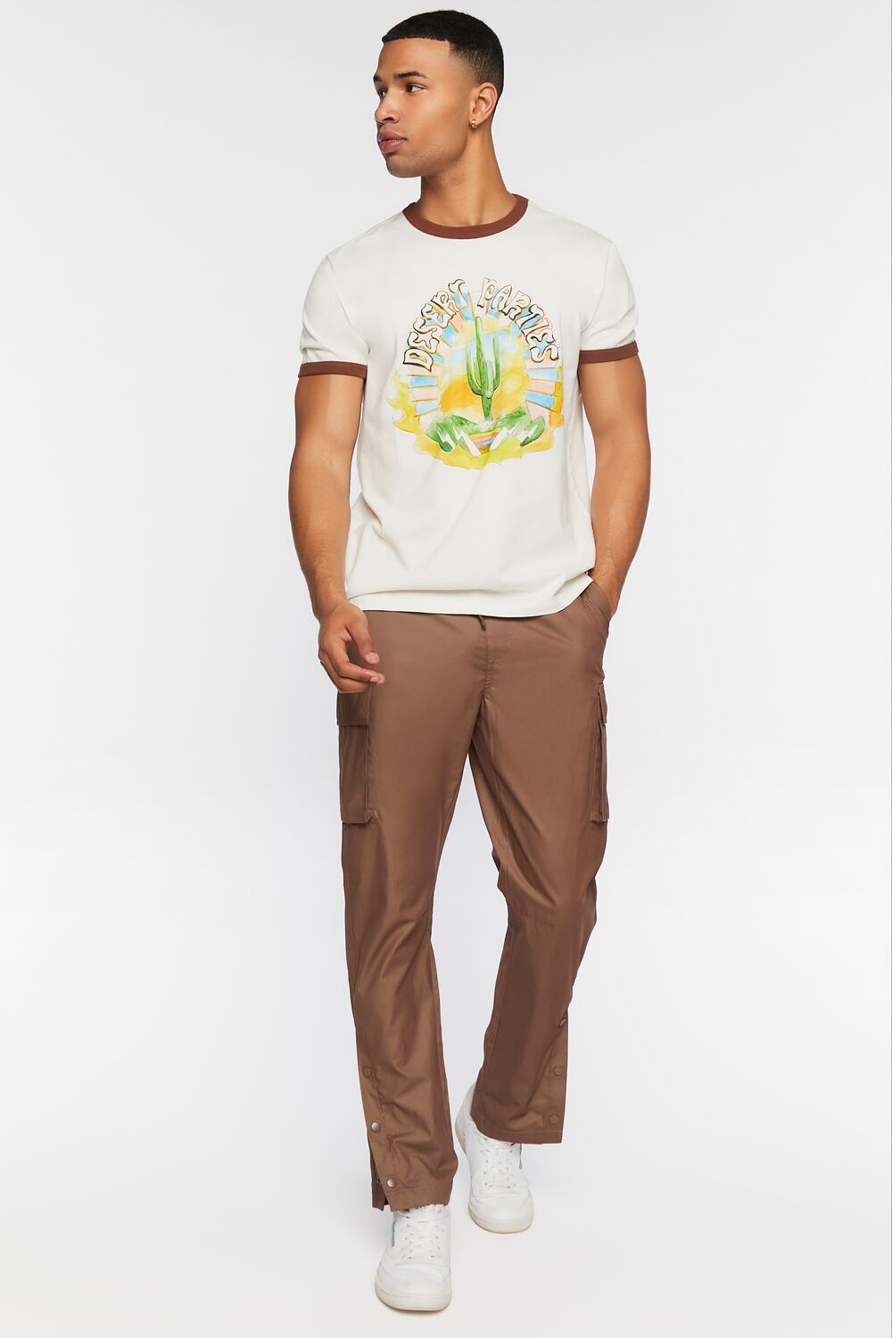 Desert Parties Graphic Ringer Tee