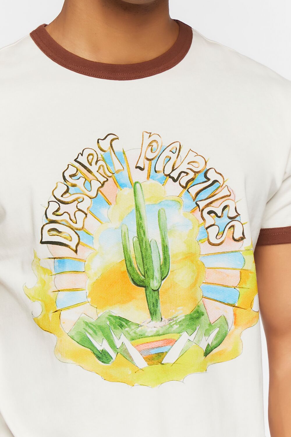 Desert Parties Graphic Ringer Tee