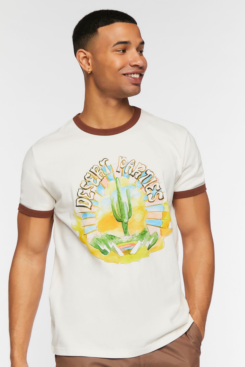 Desert Parties Graphic Ringer Tee