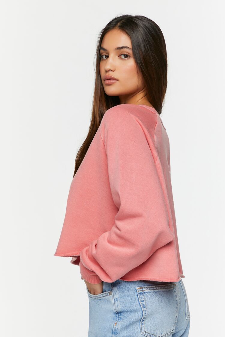 Raw-Cut French Terry Pullover