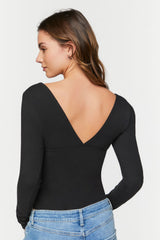 Underbust Long-Sleeve Bodysuit