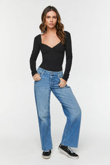 Underbust Long-Sleeve Bodysuit