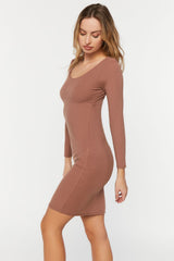 Ribbed Bodycon Mini Dress