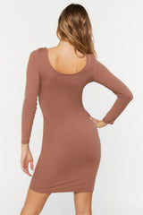 Ribbed Bodycon Mini Dress