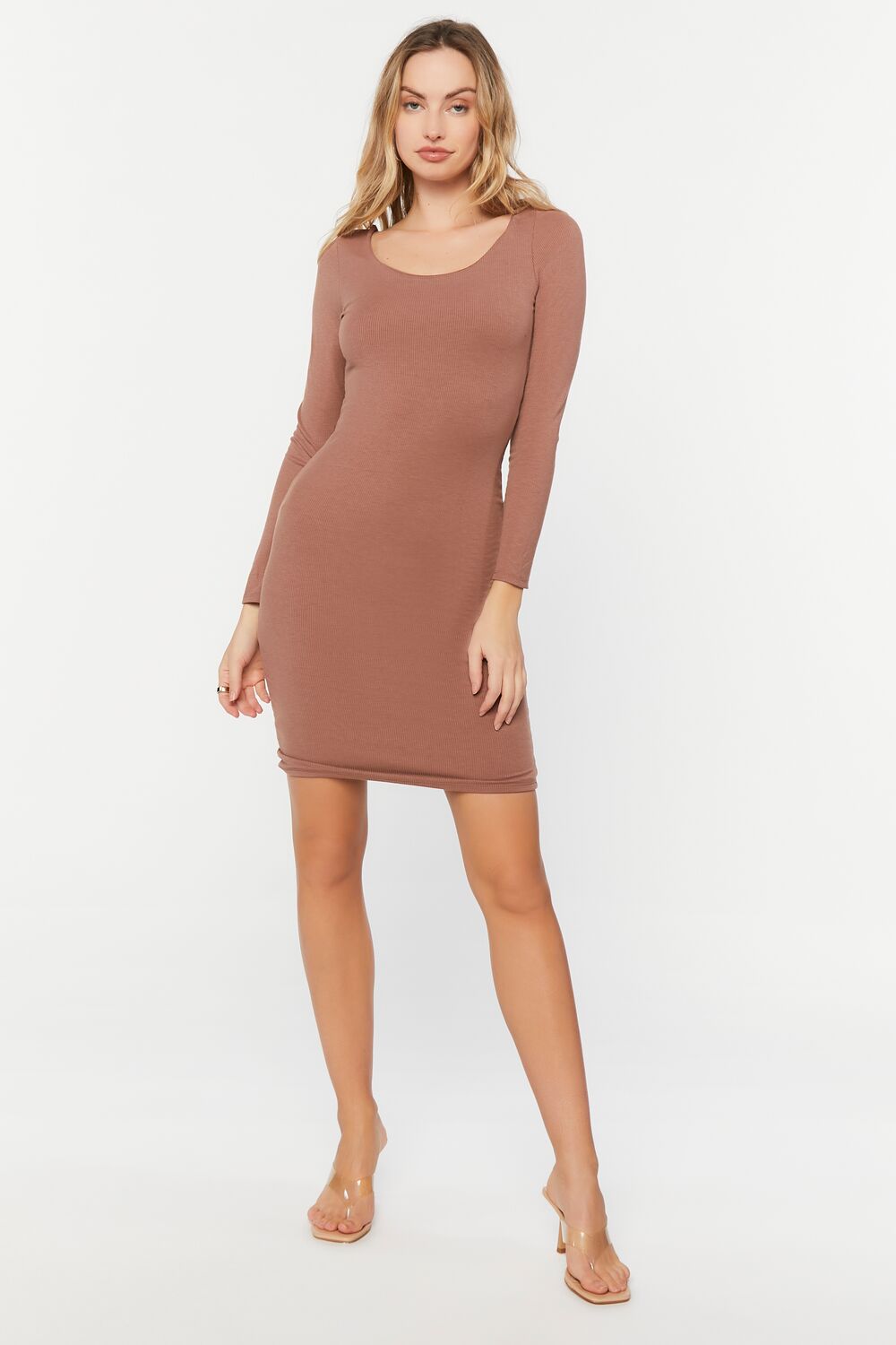 Ribbed Bodycon Mini Dress