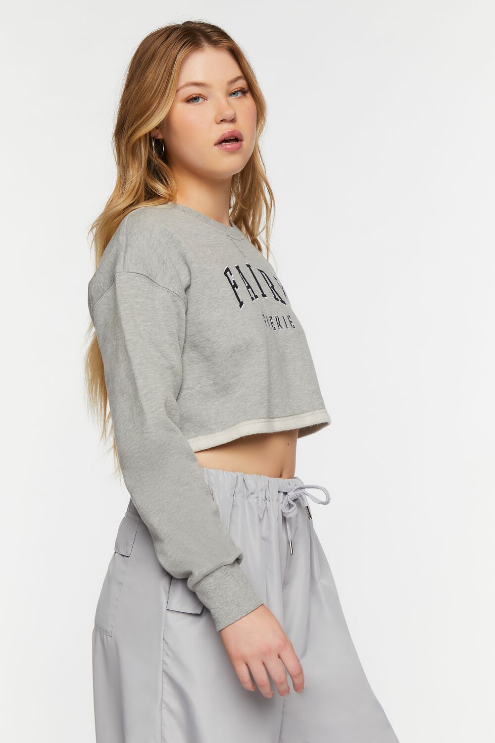 Fairy Cropped Graphic Pullover