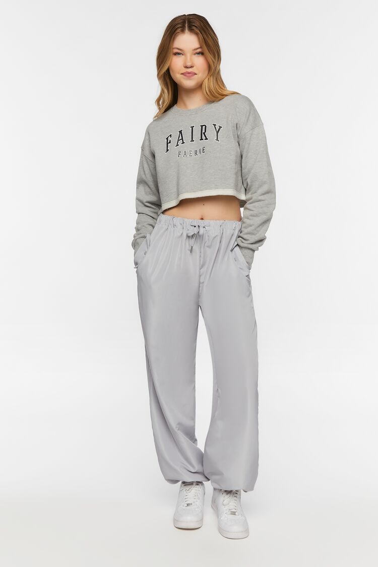 Fairy Cropped Graphic Pullover