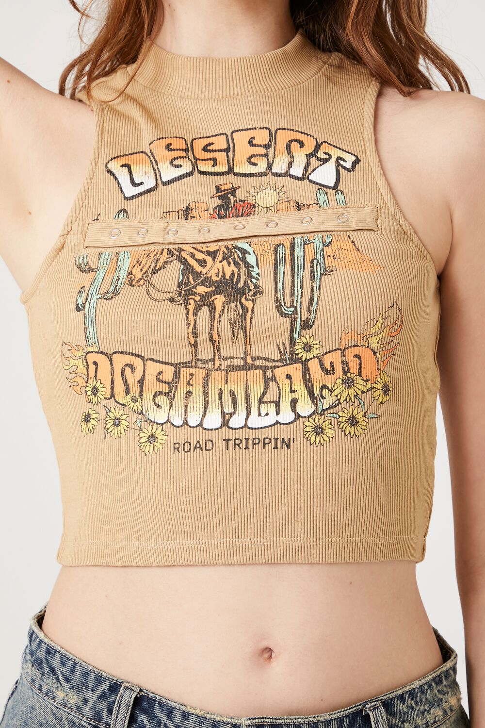Desert Dreamland Graphic Tank Top