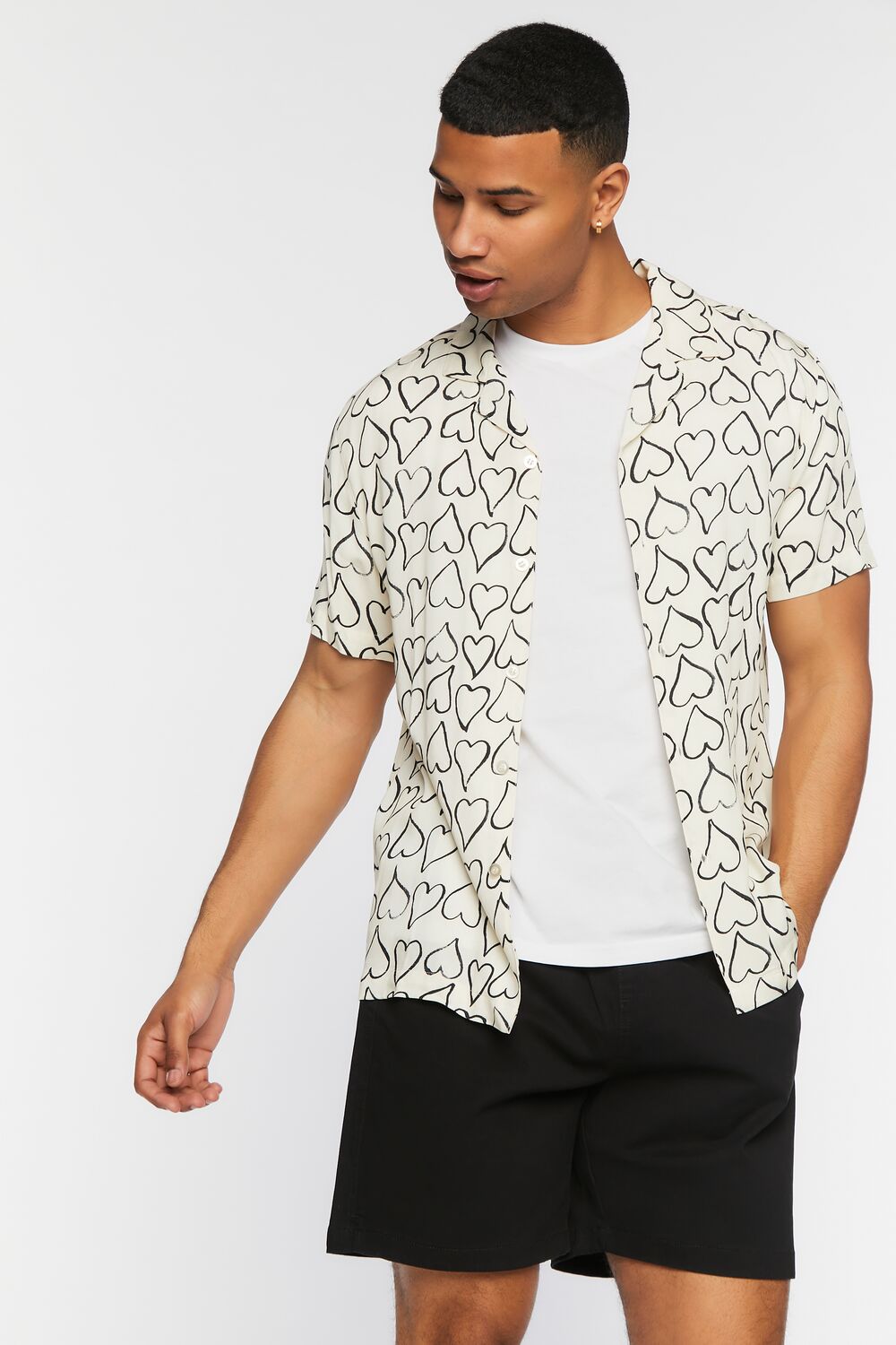 Cotton-Blend Drawstring Shorts