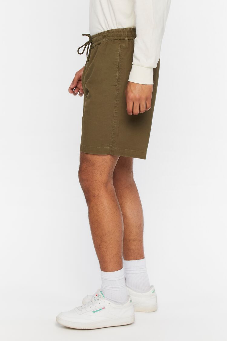 Cotton-Blend Drawstring Shorts