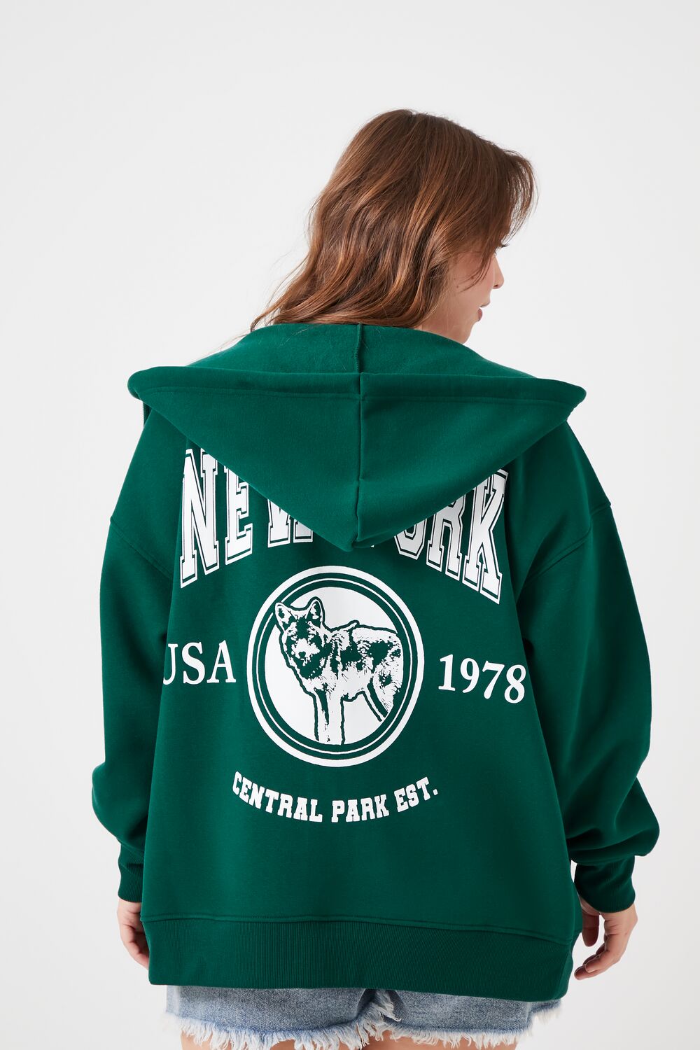 Plus Size New York Zip-Up Hoodie