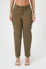 Twill High-Rise Trousers