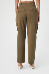 Twill High-Rise Trousers