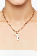 Initial Pendant Necklace