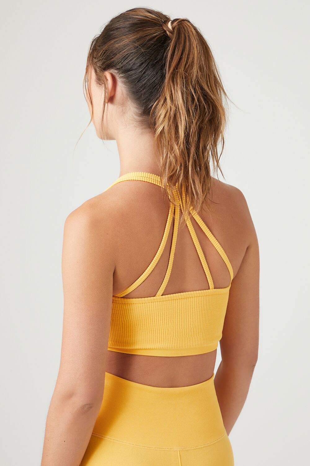 Seamless Strappy Sports Bra