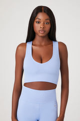 Seamless Ribbed Sports Bra