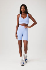 Seamless Ribbed Sports Bra