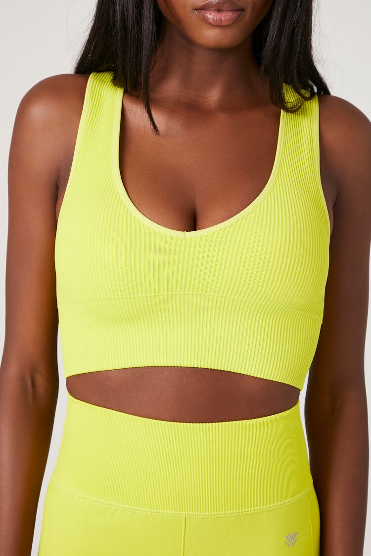 Seamless Ribbed Sports Bra