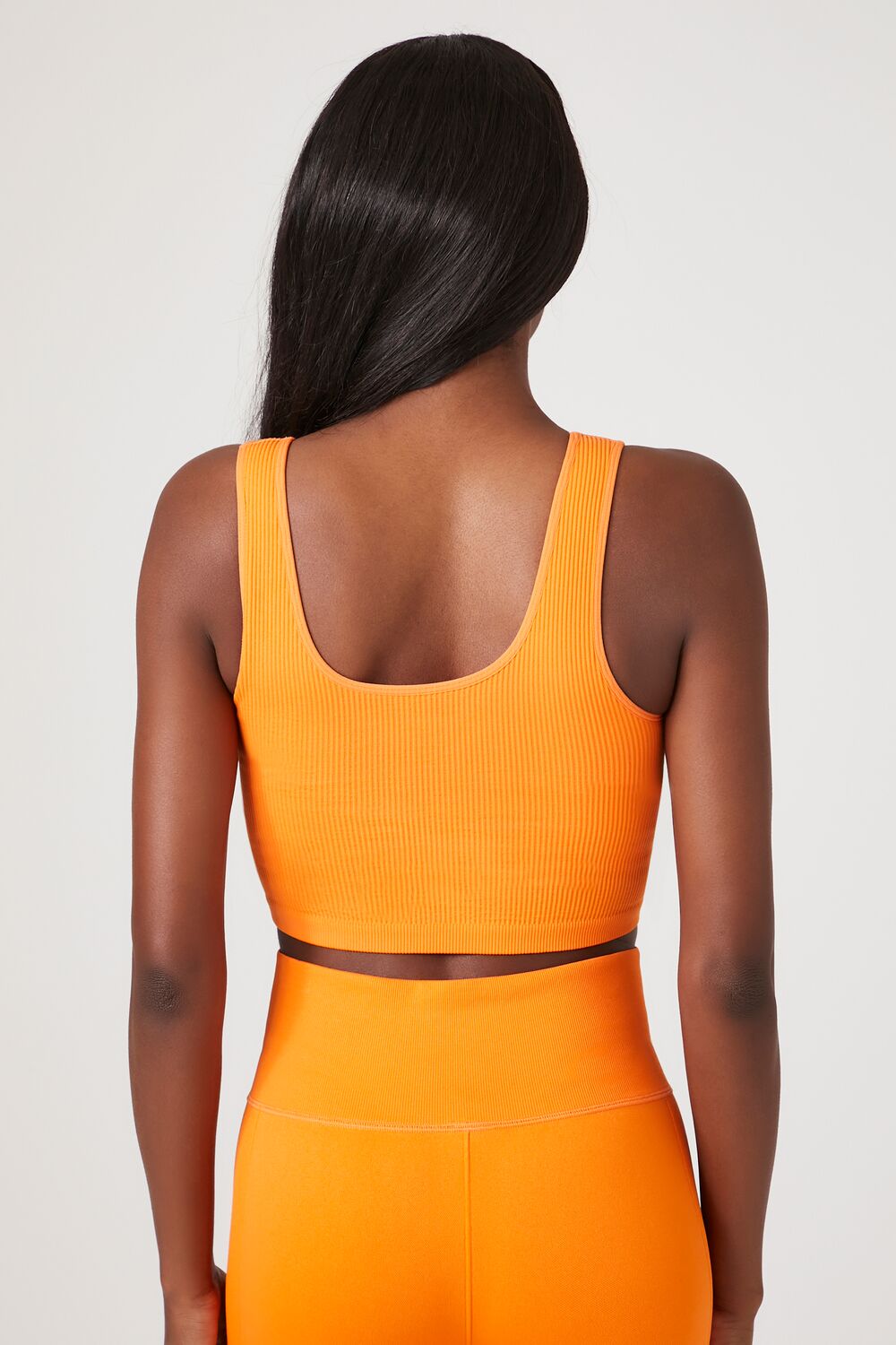 Seamless Ribbed Sports Bra