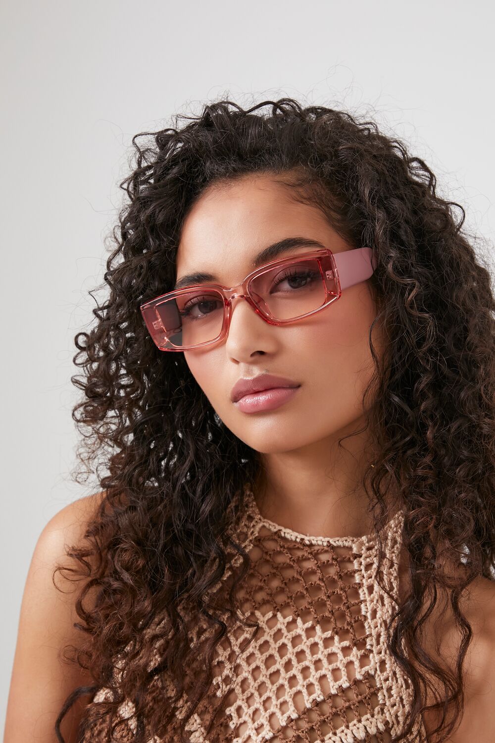 Rectangular Frame Sunglasses
