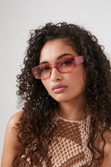 Rectangular Frame Sunglasses