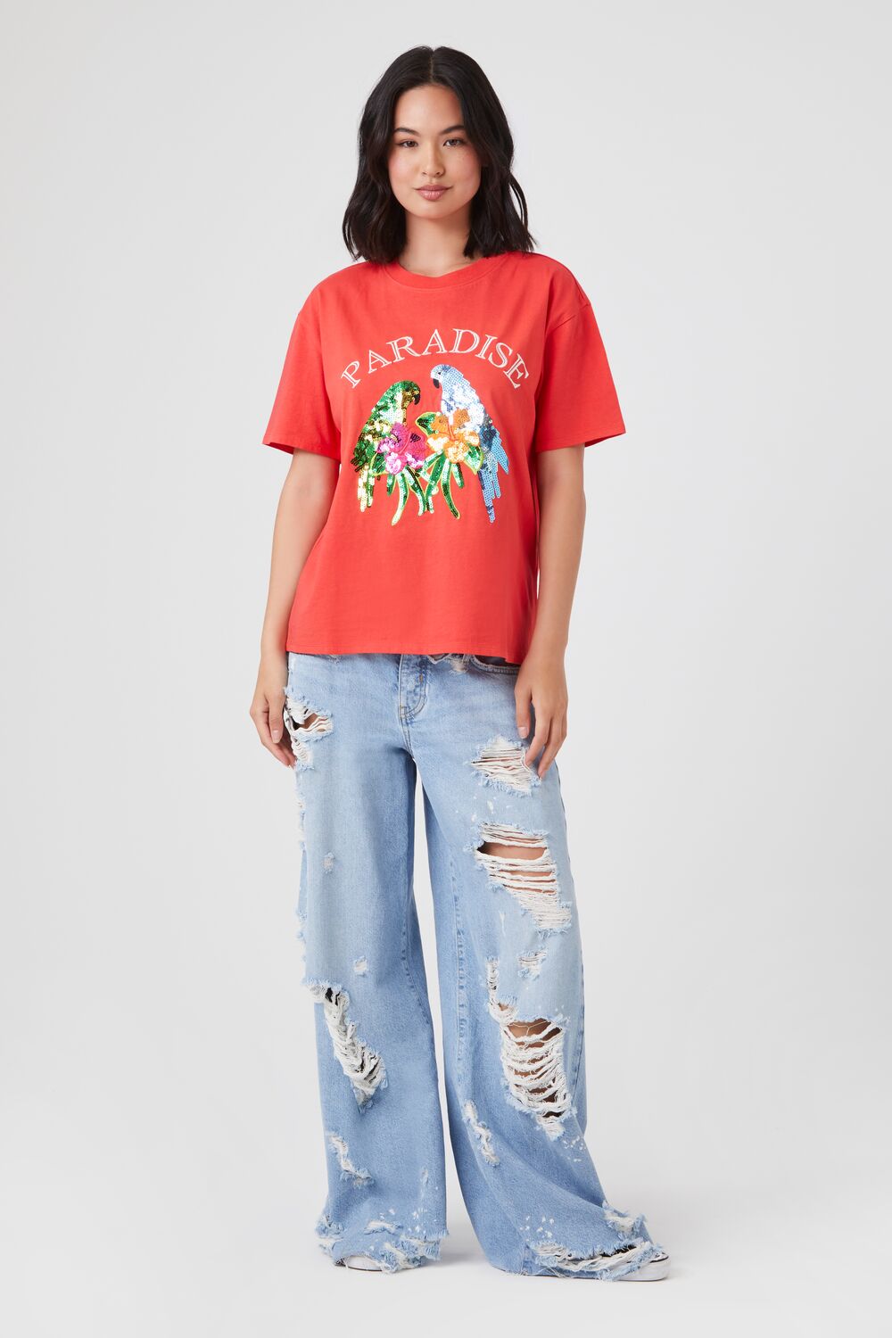Sequin Paradise Graphic Tee