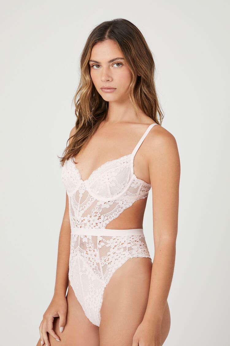 Lace Underwire Lingerie Bodysuit