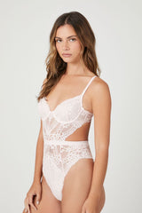 Lace Underwire Lingerie Bodysuit
