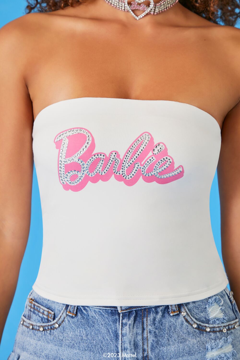 Barbie Rhinestone Tube Top