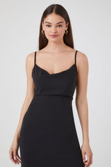 Cowl Neck Maxi Slip Dress