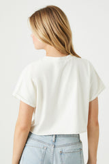 Cotton Cropped Tee