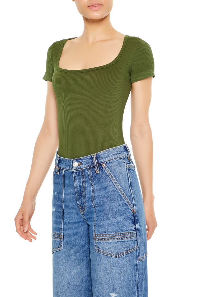 Seamless Ribbed Bodysuit
