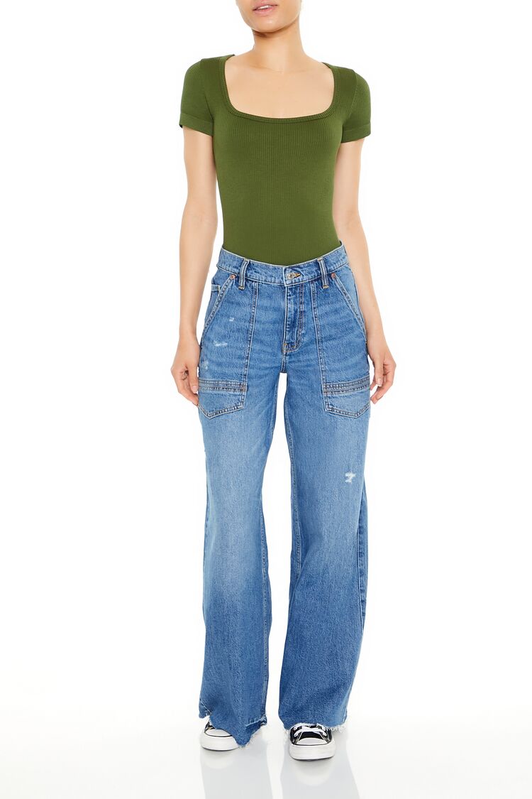Seamless Ribbed Bodysuit