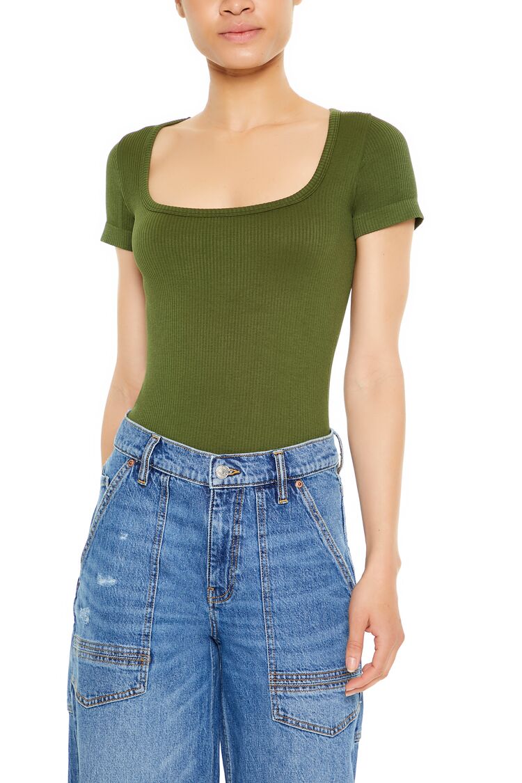 Seamless Ribbed Bodysuit