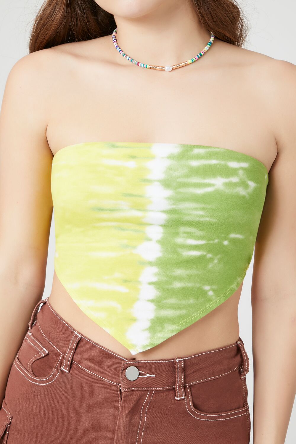 Tie-Dye Handkerchief Tube Top