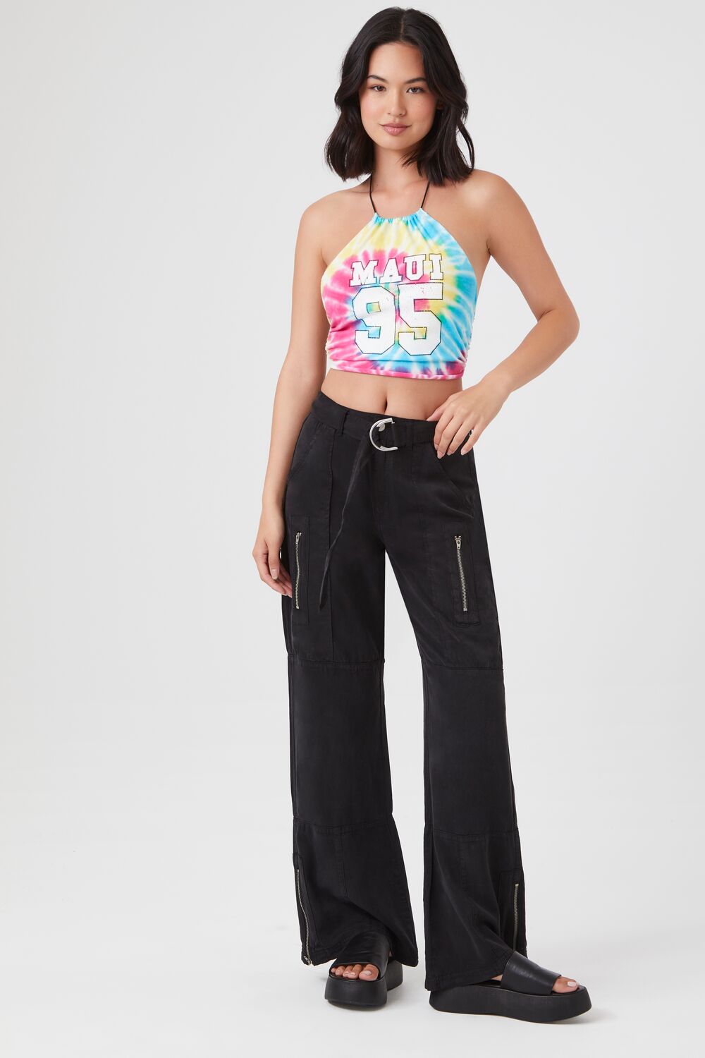 Tie-Dye Maui 95 Graphic Halter Top