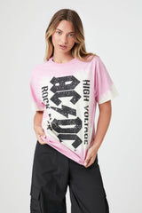 Tie-Dye ACDC Graphic Tee