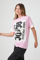 Tie-Dye ACDC Graphic Tee