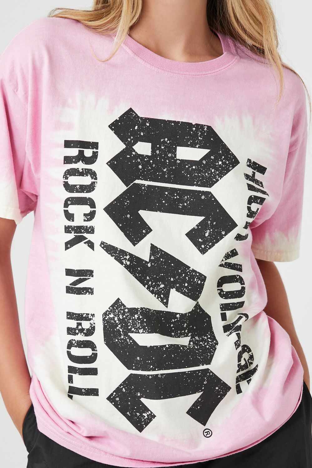 Tie-Dye ACDC Graphic Tee