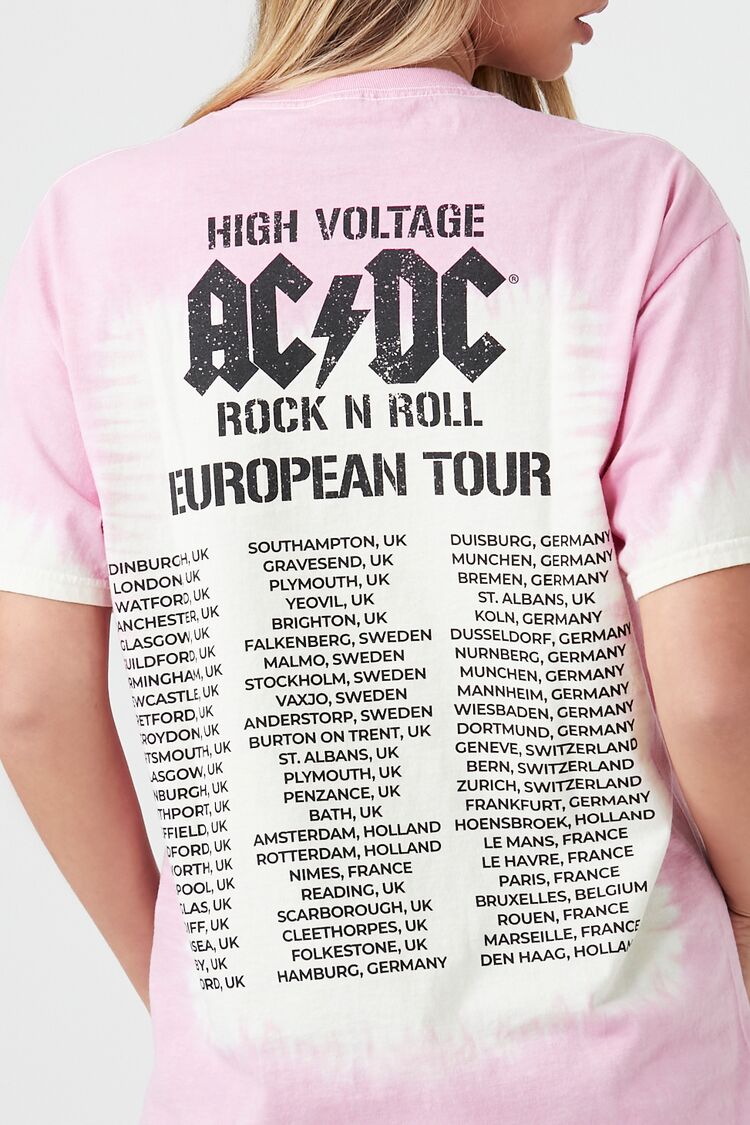 Tie-Dye ACDC Graphic Tee